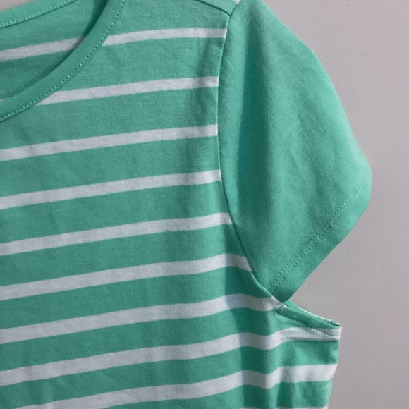 Liz Claiborne women’s teal green striped top - Picture 7 of 14